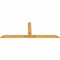 Ekena Millwork Portland Rough Sawn Timber Gable Bracket, Western Red Cedar, 108"W x 40"H x 2"D x 6"F, 9/12 Pitch GBW108X40X0206POR00RWR - alternate 5